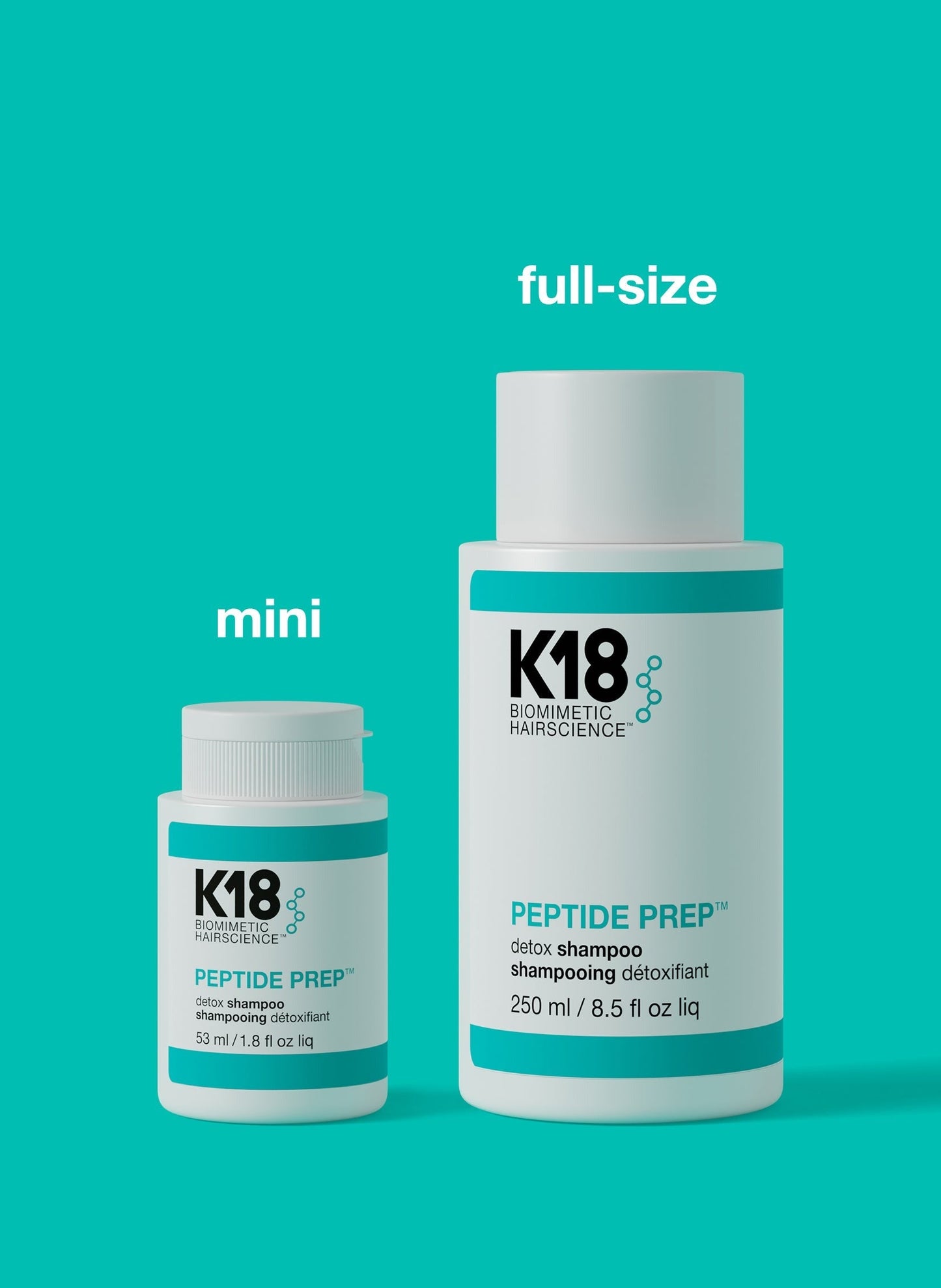 mini PEPTIDE PREPTM detox shampoo 1.8oz
